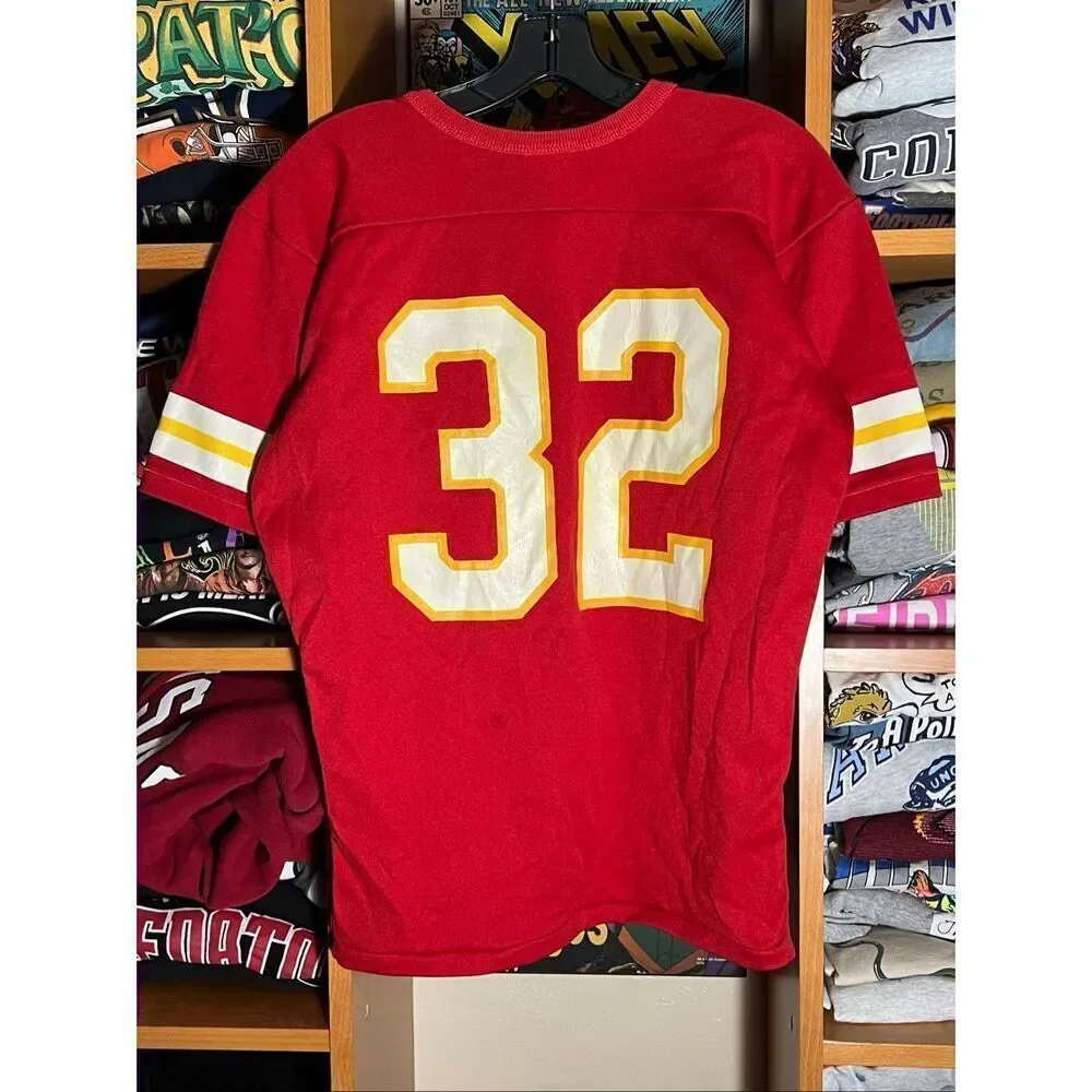 Vintage 80s Rawlings NFL Kansas City Chiefs 32 Jersey